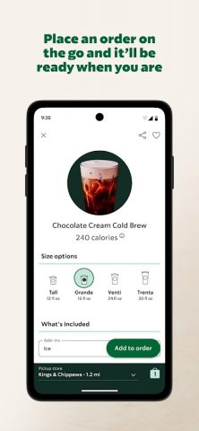 Starbucks для Android — скриншот 2