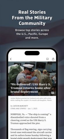 Stars & Stripes: Military News для iOS — скриншот 4