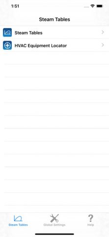 Steam Tables для iOS — скриншот 3