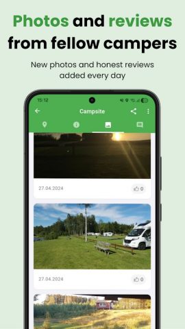 Stellplatz Europe для Android — скриншот 4