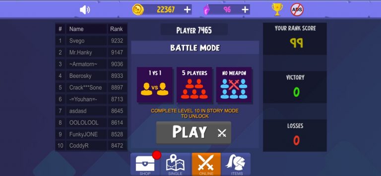 Stickman Party: 2 Player Games для iOS — скриншот 2