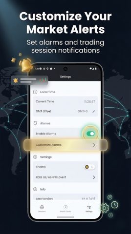 Stock Market Hours Clock для Android — скриншот 5