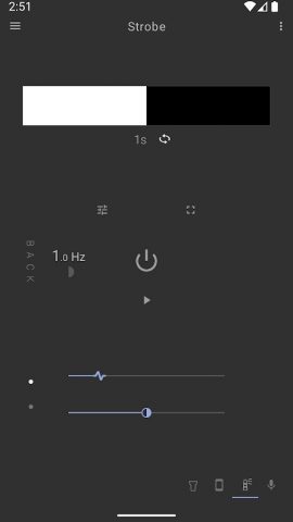 Стробоскоп для Android — скриншот 1