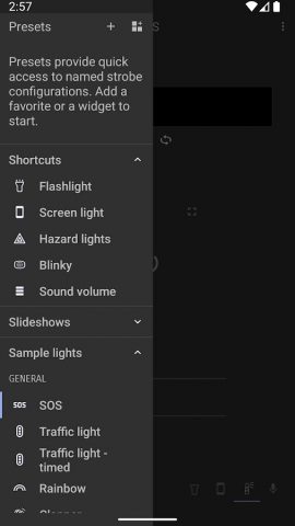 Стробоскоп для Android — скриншот 5