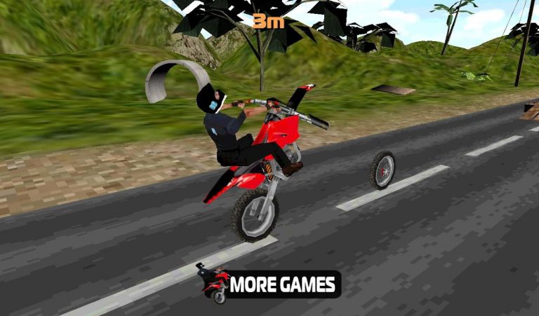 Stunt Bike 3D для Android — скриншот 1