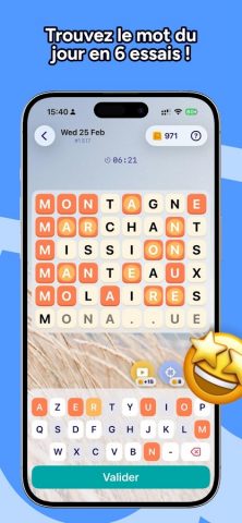 Sutom — Jeu de mots & Puzzle для Android — скриншот 1
