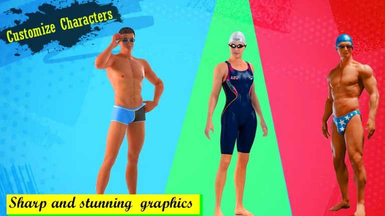 Swimming Pool Race:3D Swimming для Android — скриншот 2