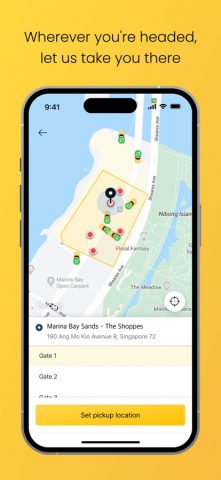 TADA – Ride Hailing для iOS — скриншот 2