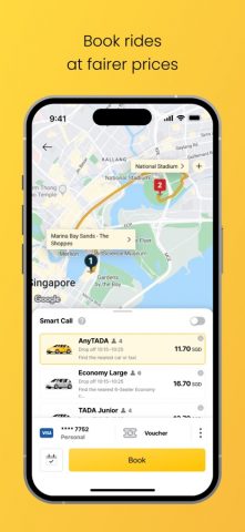 TADA – Ride Hailing для iOS — скриншот 3