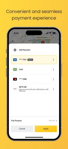 TADA – Ride Hailing для iOS — скриншот 5