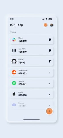 TOTP Authenticator: 2FA MFA для Android — скриншот 5