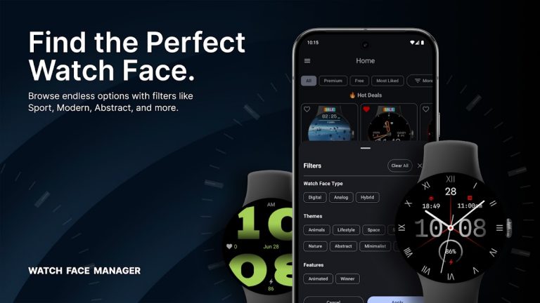 Циферблаты для Wear OS для Android — скриншот 1