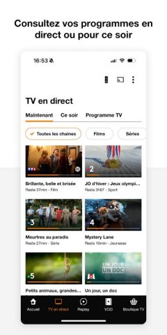 Orange TV • France для Android — скриншот 5