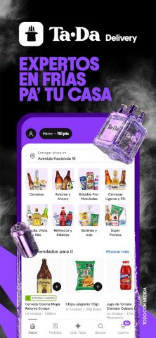 TaDa Delivery de Bebidas MX для Android — скриншот 1