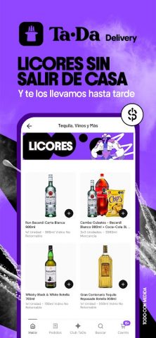 TaDa Delivery de Bebidas MX для Android — скриншот 3