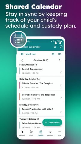 TalkingParents: Co-Parent App для Android — скриншот 3