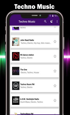 Техно музыка для Android — скриншот 5