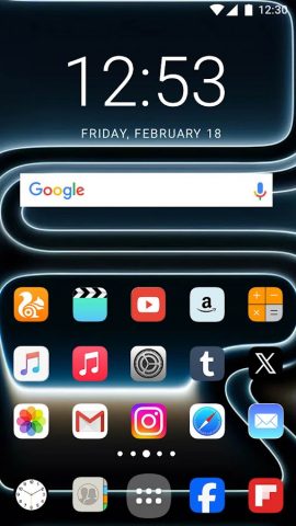 Тема iPhone 17 Pro Max для Android — скриншот 4