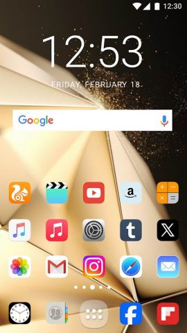 Тема iPhone 17 Pro Max для Android — скриншот 5