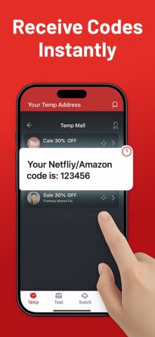 Temp Mail для iOS — скриншот 4