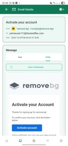 Temp Mail: Burner Email Inbox для Android — скриншот 2