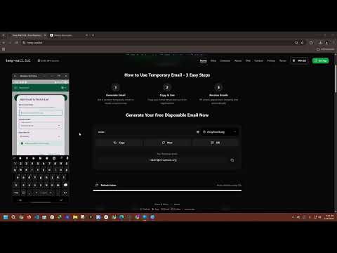 Temp Mail: Burner Email Inbox для Android — официальный трейлер