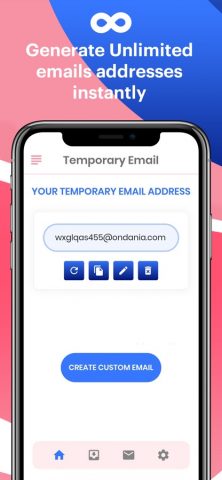 Temp Mail Generator для iOS — скриншот 3