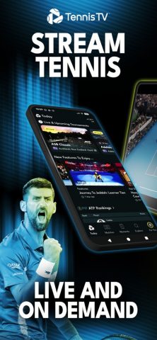 Tennis TV — Live Streaming для iOS — скриншот 1