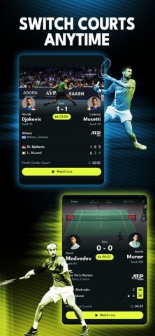 Tennis TV — Live Streaming для iOS — скриншот 3