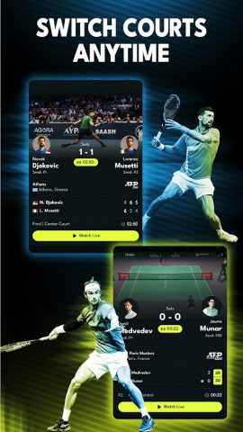 Tennis TV — Live Streaming для Android — скриншот 3