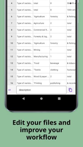 Text to Excel Converter для Android — скриншот 3