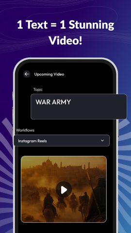 Text to Video Generator AI для Android — скриншот 3