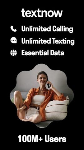 TextNow: Call + Text Unlimited для Android — скриншот 2