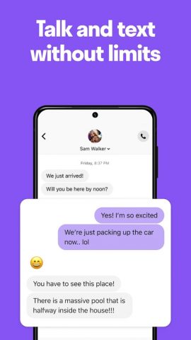 TextNow: Call + Text Unlimited для Android — скриншот 4
