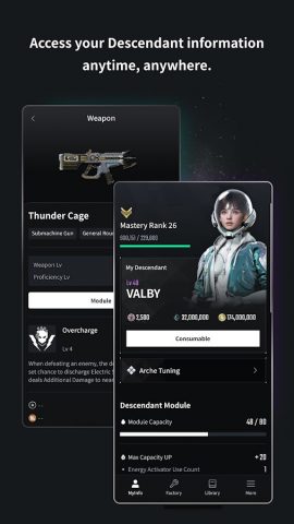 The First Descendant Companion для Android — скриншот 3