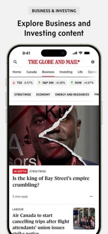 The Globe and Mail для iOS — скриншот 2