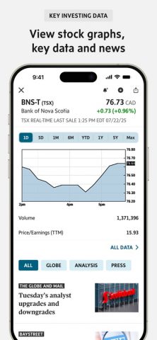 The Globe and Mail для iOS — скриншот 5