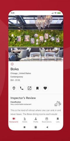 The MICHELIN Guide для Android — скриншот 5