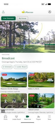 The Masters Golf Tournament для Android — скриншот 4