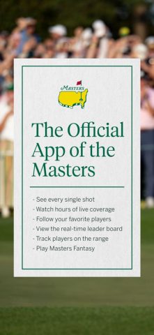 The Masters Tournament для iOS — скриншот 1
