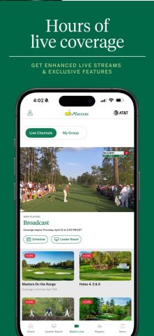 The Masters Tournament для iOS — скриншот 3