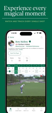 The Masters Tournament для iOS — скриншот 4