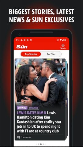 The Sun Mobile — Daily News для Android — скриншот 1