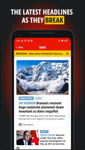 The Sun Mobile — Daily News для Android — скриншот 3