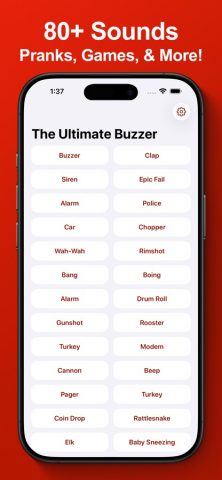 The Ultimate Buzzer для iOS — скриншот 1