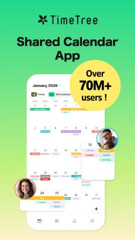 TimeTree — Shared Calendar для Android — скриншот 1
