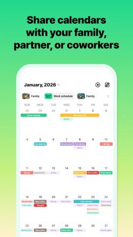 TimeTree — Shared Calendar для Android — скриншот 2