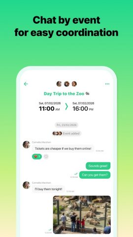 TimeTree — Shared Calendar для Android — скриншот 5