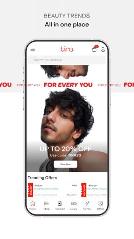 Tira: Online Beauty Shopping для Android — скриншот 1