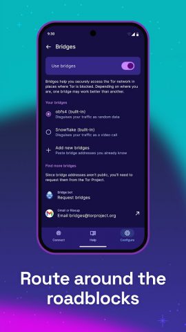 Tor VPN Beta для Android — скриншот 5